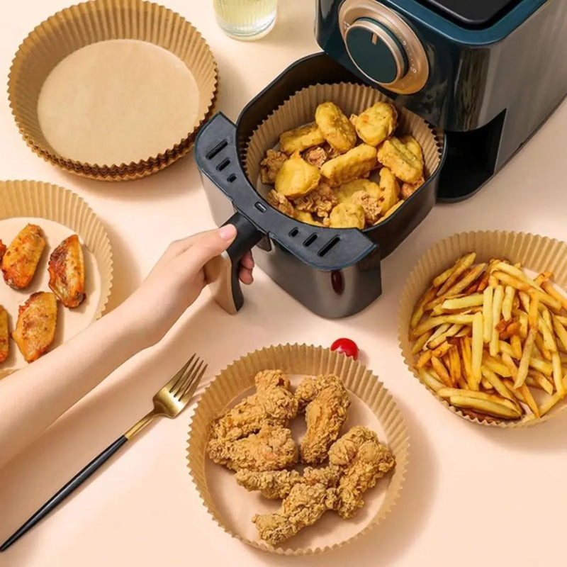 Kit 100 Formas Para Air Fryer Descartáveis + BRINDE.