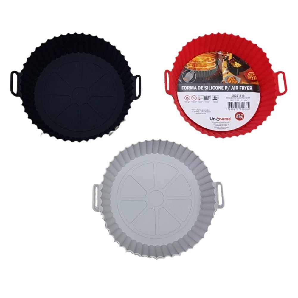 Base/forma De Silicona Para Airfryer Redondo 20-22 Cm De Diámetro - Marmair  - Comércio, Industria, Importação e Exportação, S.A.