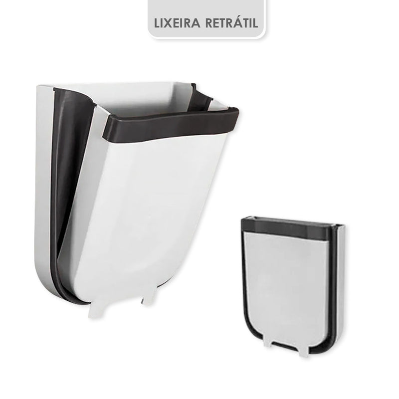 Lixeira Extensivel Retratil Dobravel Premium.